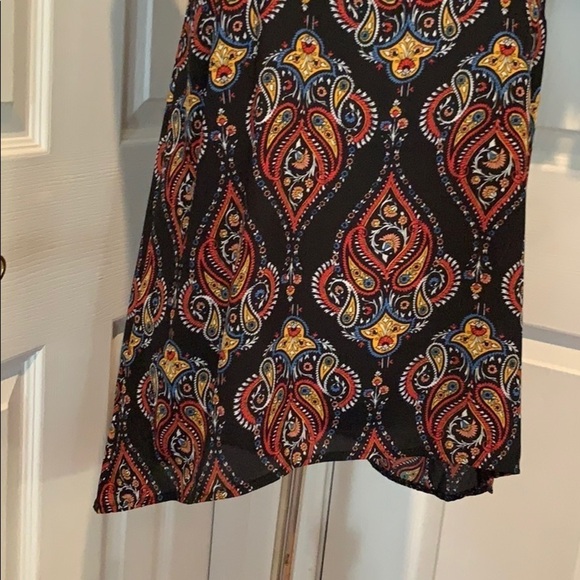 Pink Rose black printed sleeveless top - Picture 4 of 11